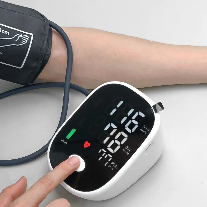 Intelligent Voice Arm Blood Pressure Monitor for Home
