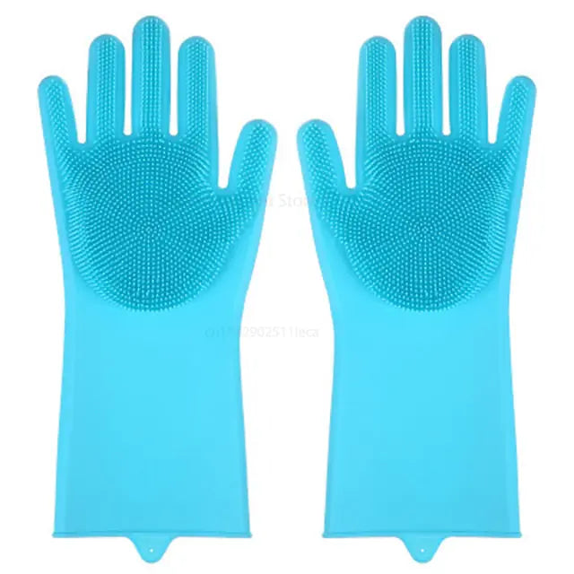 Magische Geschirrspülhandschuhe aus Silikon