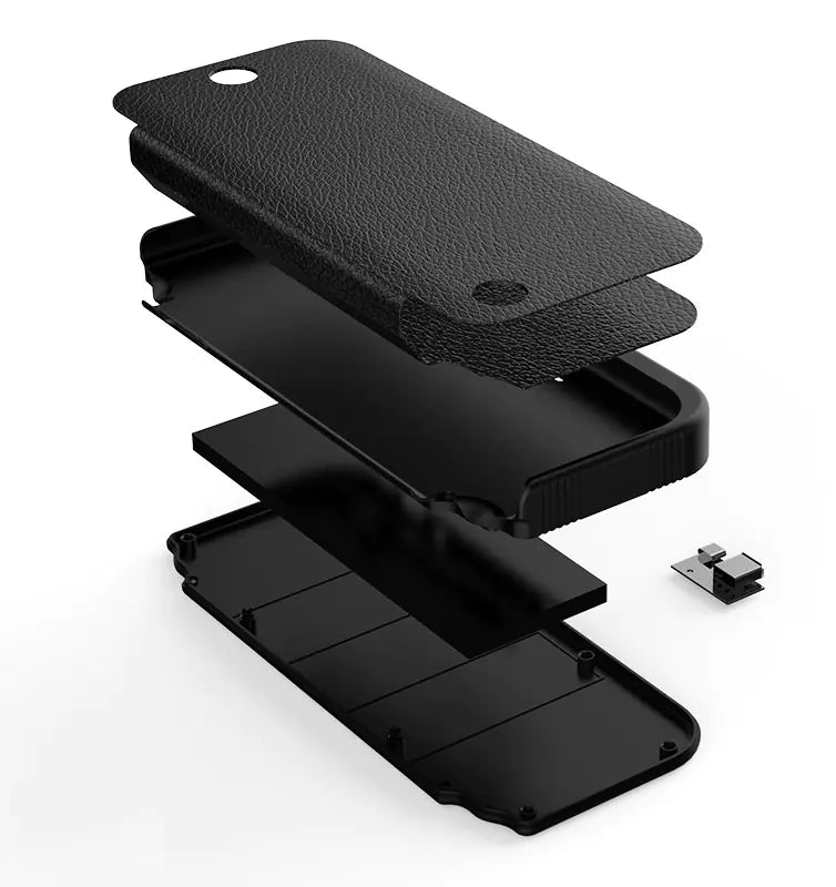 Leather Case Power Bank for NS with Clip Battery