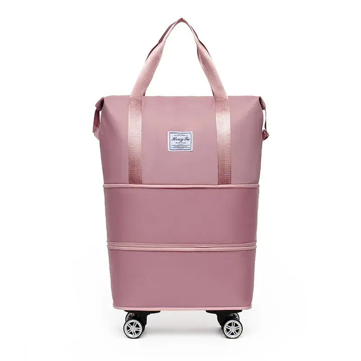 Double-Layer Extended Large Capacity Travel Bag With Wheels