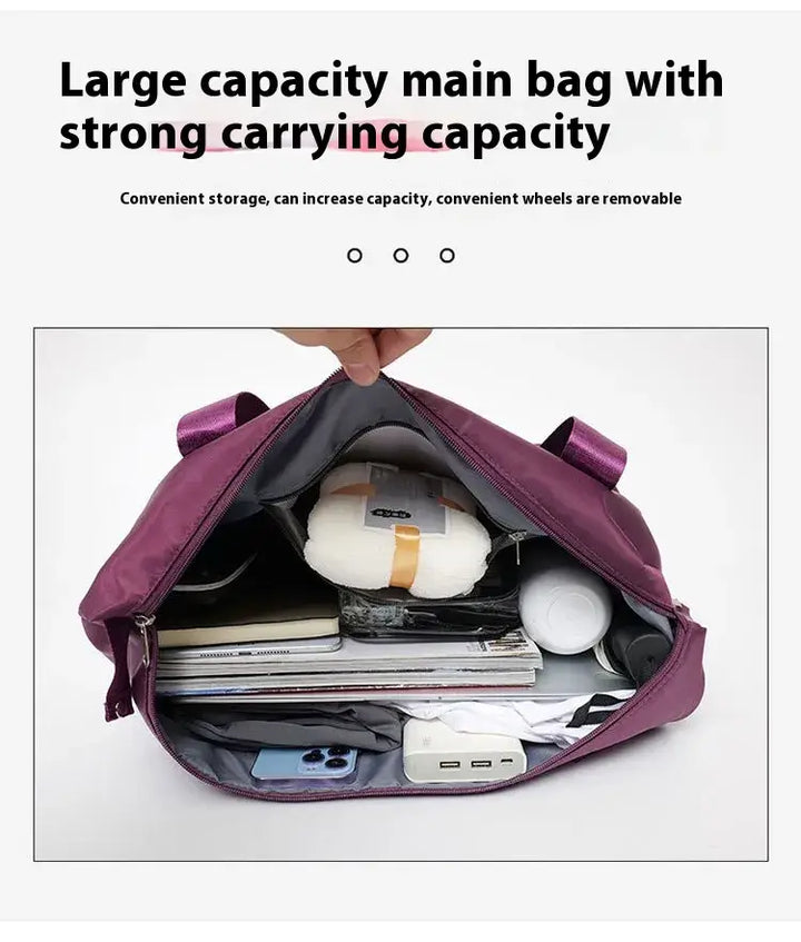 Double-Layer Extended Large Capacity Travel Bag With Wheels