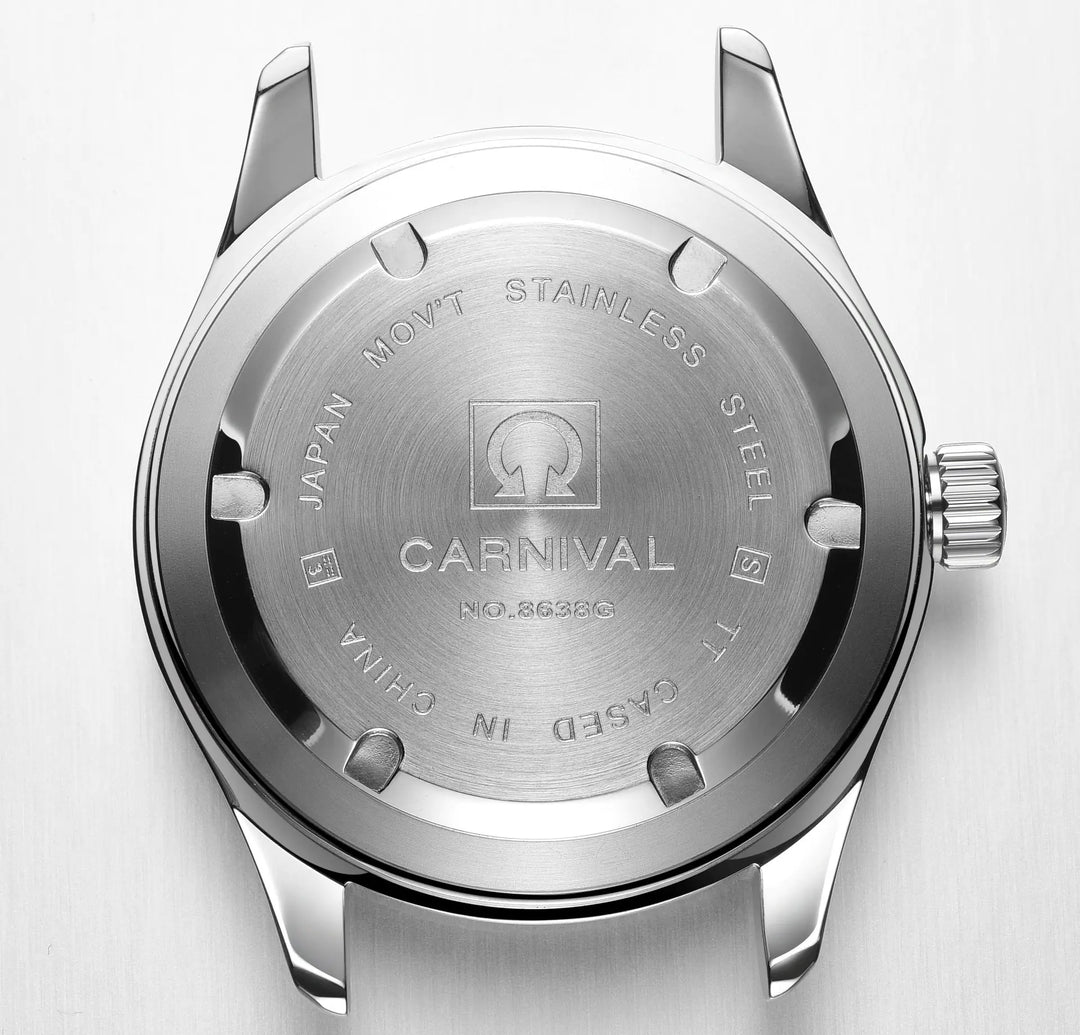 Custom Luminous Quartz Watch with Steel Waterproof Design