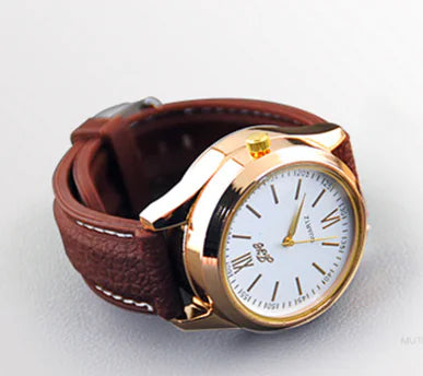 Creative Men's Watch with USB Charging Lighter