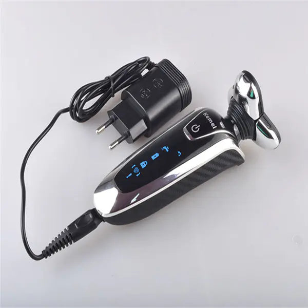 4-Blade Rechargeable Men's Shaver and Grooming Set