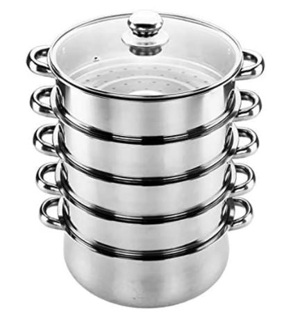 MR 5 Layers | Stainless Steel Steamer Pan
