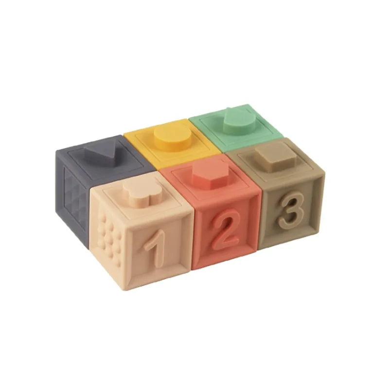 Silicone Educational Building Blocks For Toddlers - MD Store
