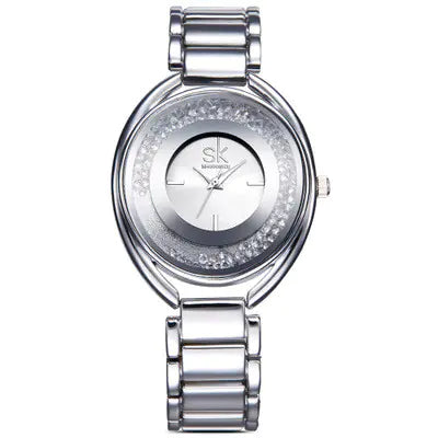 Waterproof Women's Watch with Full Rhinestones, SK Fashion