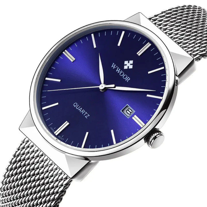 Men's Quartz Watch with Ultra-Thin Waterproof Design