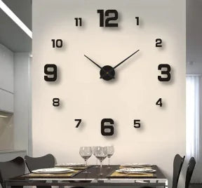DIY 3D Frameless Wall Clock Kit