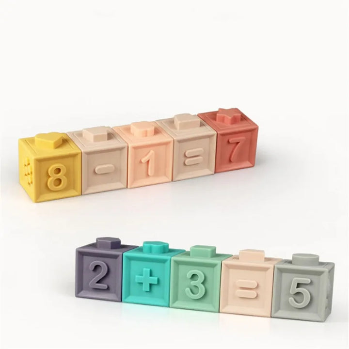 Silicone Educational Building Blocks For Toddlers - MD Store