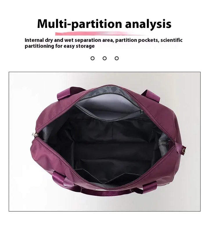 Double-Layer Extended Large Capacity Travel Bag With Wheels
