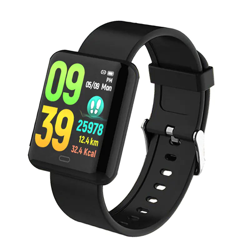 HD Square Touch Screen Waterproof Smart Fitness Watch