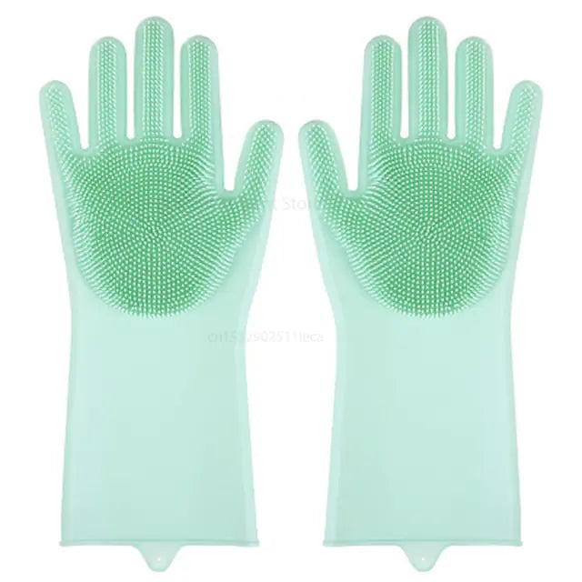 Magische Geschirrspülhandschuhe aus Silikon