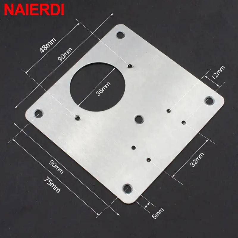 Stainless Steel Furniture Cabinet Door Hinge Repair Plate - MD Store