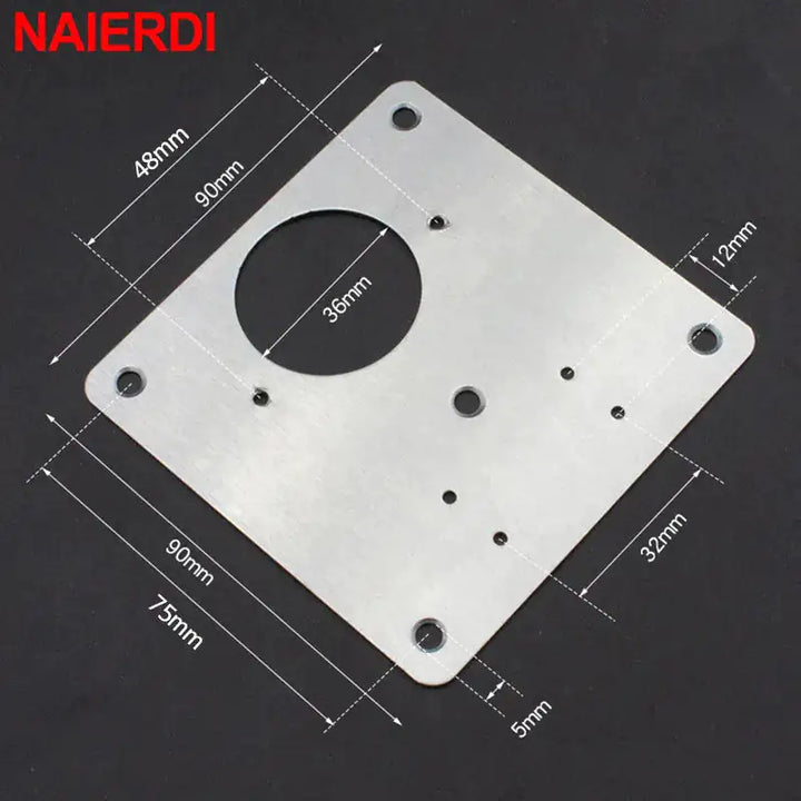Stainless Steel Furniture Cabinet Door Hinge Repair Plate - MD Store