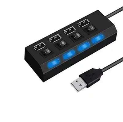 USB-Hub 2.0 mit 4 Steckplätzen