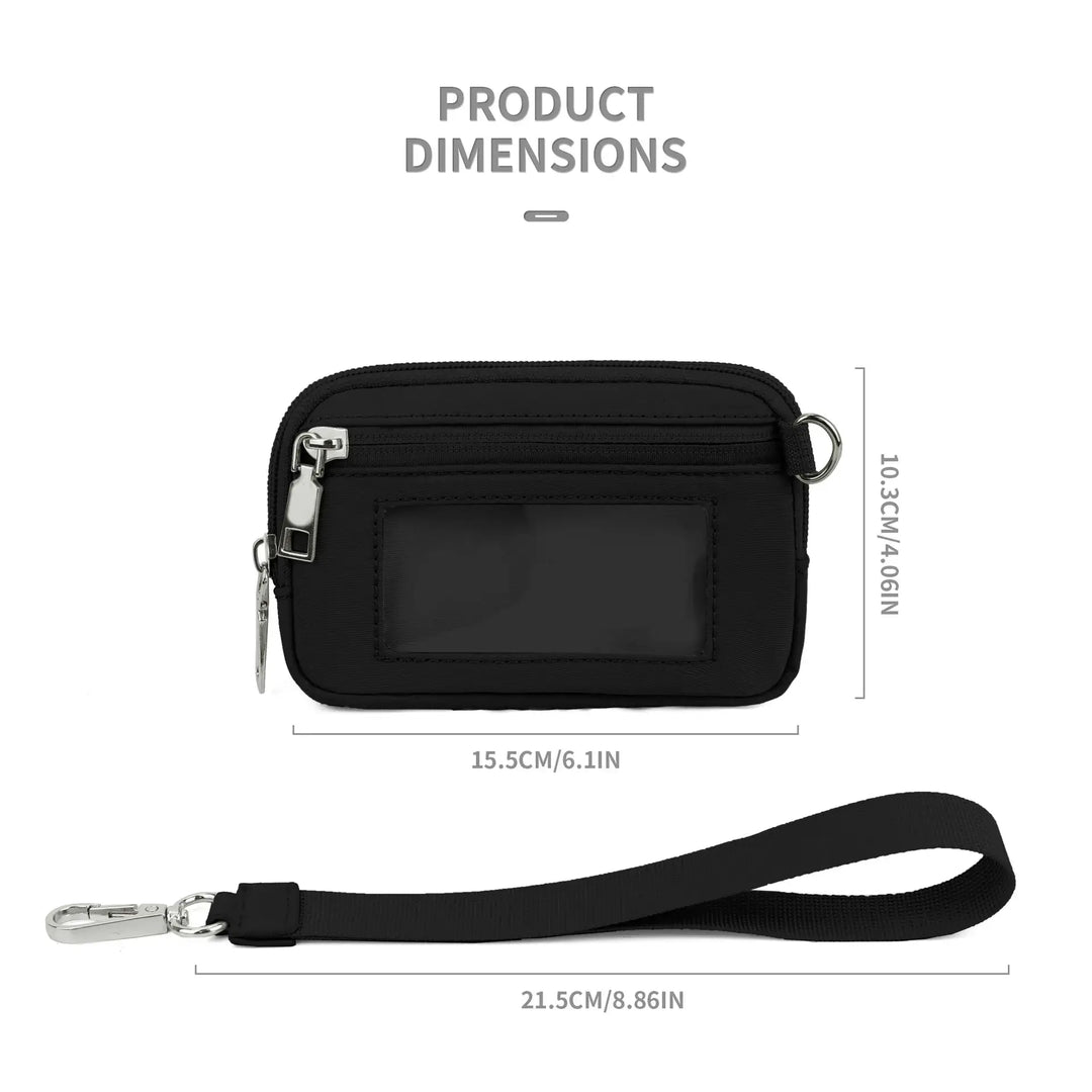 Transparent PVC Wrist Card Holder