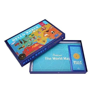 Hello World! Magnetic World Map - MD Store