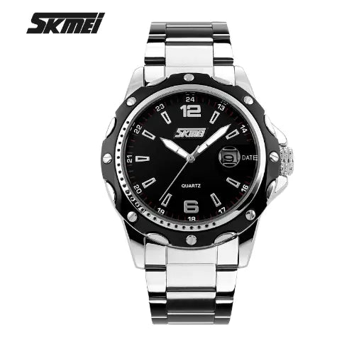 Men's Fashionable Waterproof Silicone Quartz Watch