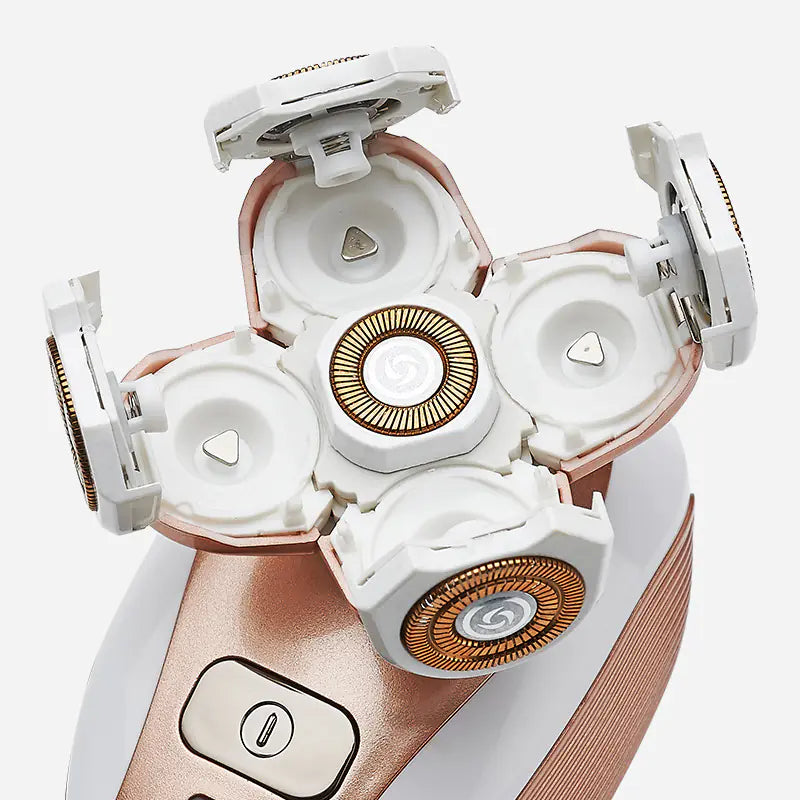 Rechargeable Electric Shaver with Five Blades