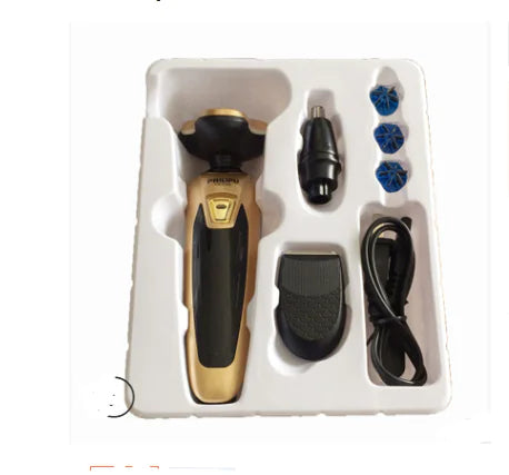3-in-1 Rechargeable Electric Razor and Beard Trimmer
