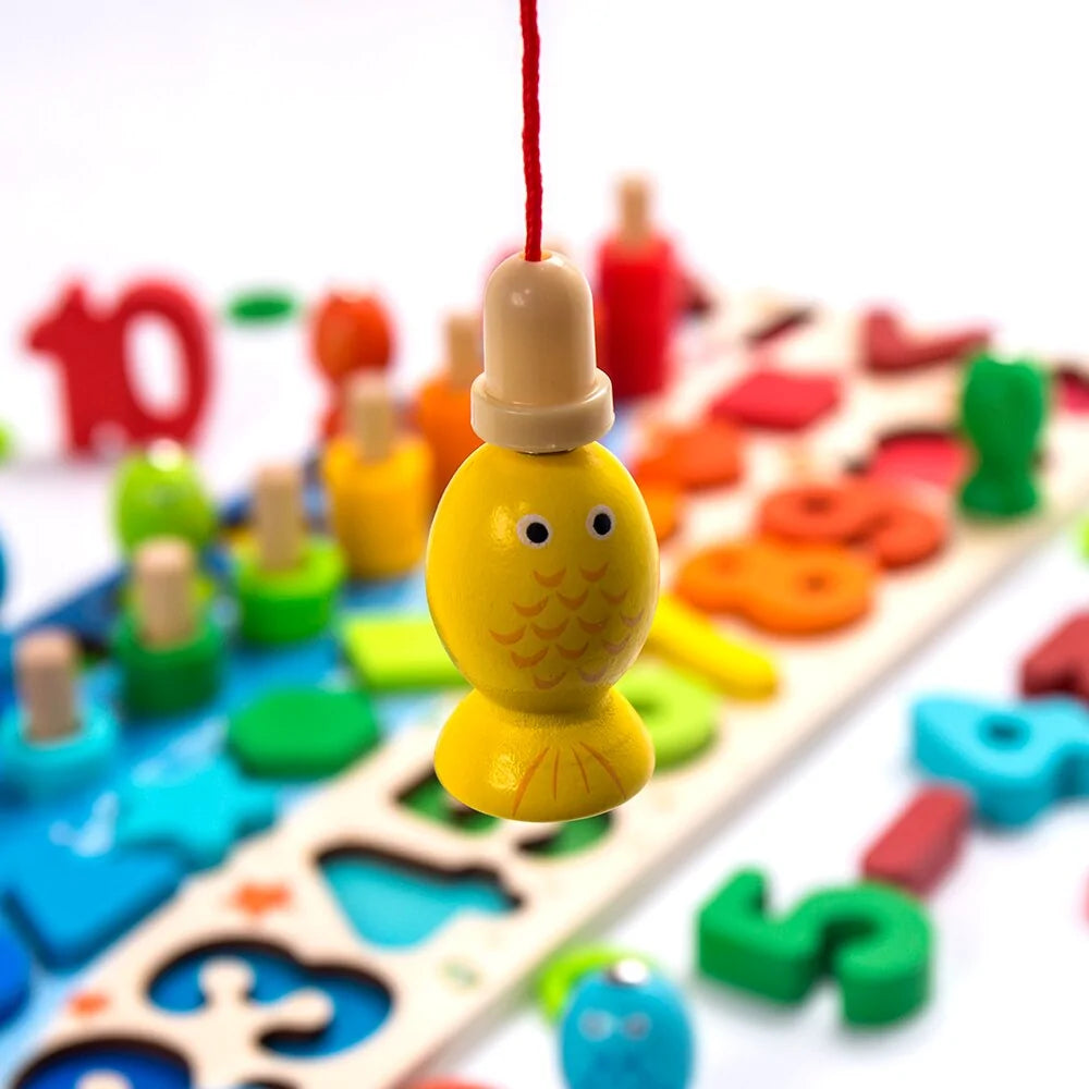 Montessori Wooden Geometric Puzzle for Kids - MD Store