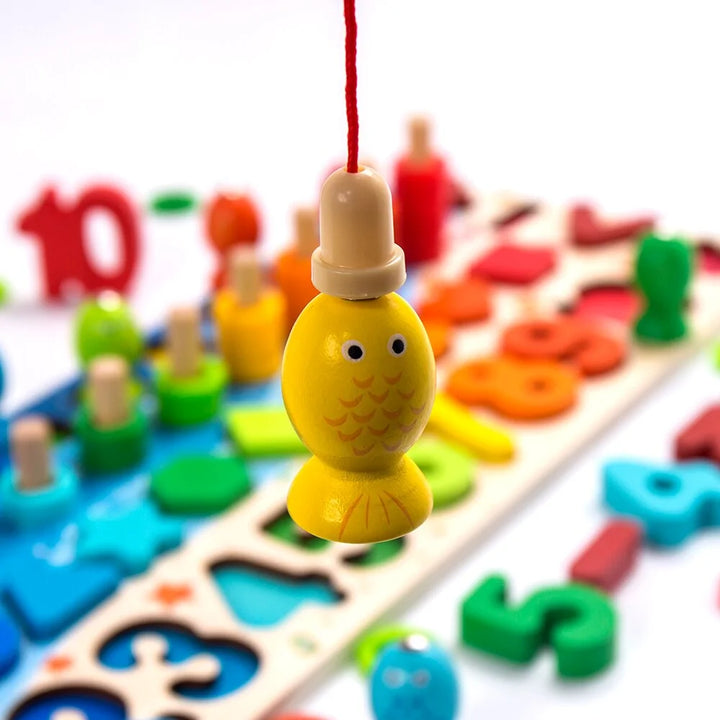 Montessori Wooden Geometric Puzzle for Kids - MD Store