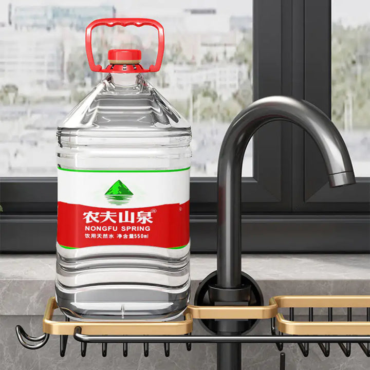 Küchenaufbewahrungsregal für Wasserhähne