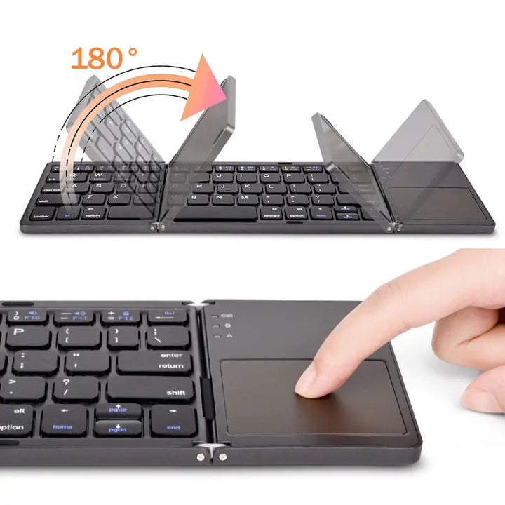 Dreifach klappbare Tastatur