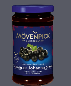 Mövenpick of Switzerland |Gourmet-Frühstück| Schwarze Johannbeere | 250g