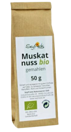 Seyfrieds | Muskat nuss bio | ganz 50g - MD Store