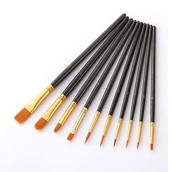 10-teiliges Pinselset