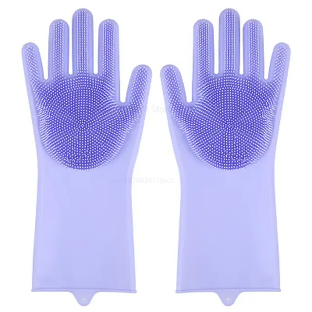 Magische Geschirrspülhandschuhe aus Silikon