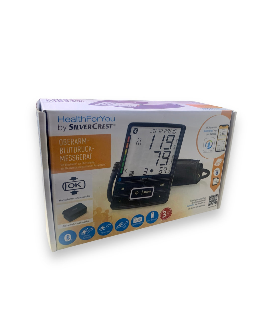 Blutdruckmessgerät HFY von Silver Crest