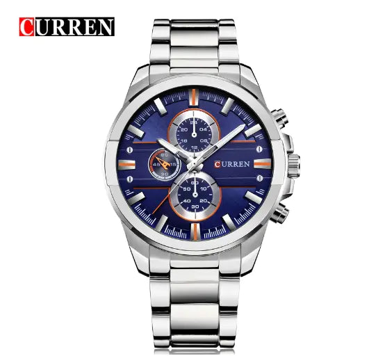 Men's Steel Band Fashion Sports Casual Watch