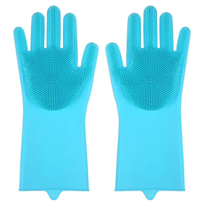 Magische Geschirrspülhandschuhe aus Silikon