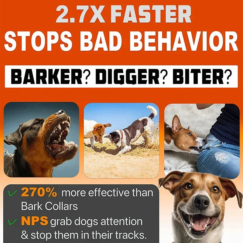 Rechargeable Anti Dog Bark Deterrent Device With LED Flashlight - MD Store