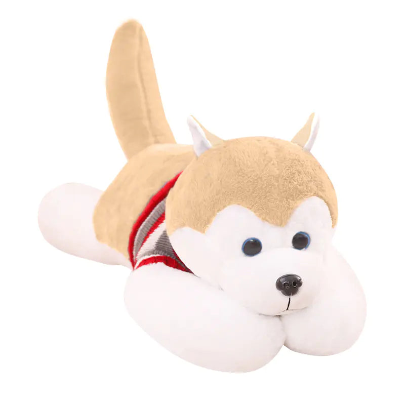 Plush Toy, Siberian Husky Bear Doll, Sleep Pillow