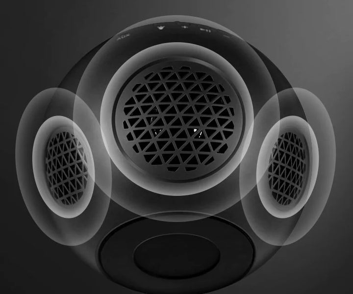 Colorful Bluetooth Speaker with Crystal Magic Ball Light