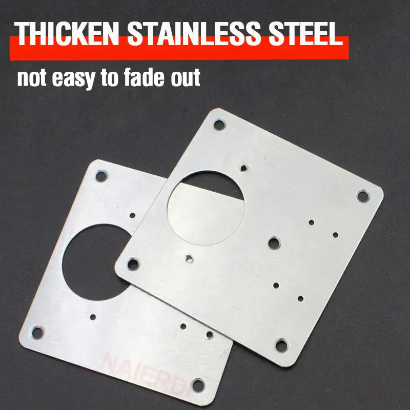 Stainless Steel Furniture Cabinet Door Hinge Repair Plate - MD Store