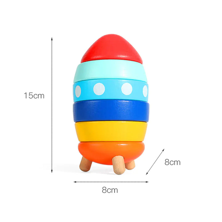 Wooden Rocket Sorting Toy - MD Store