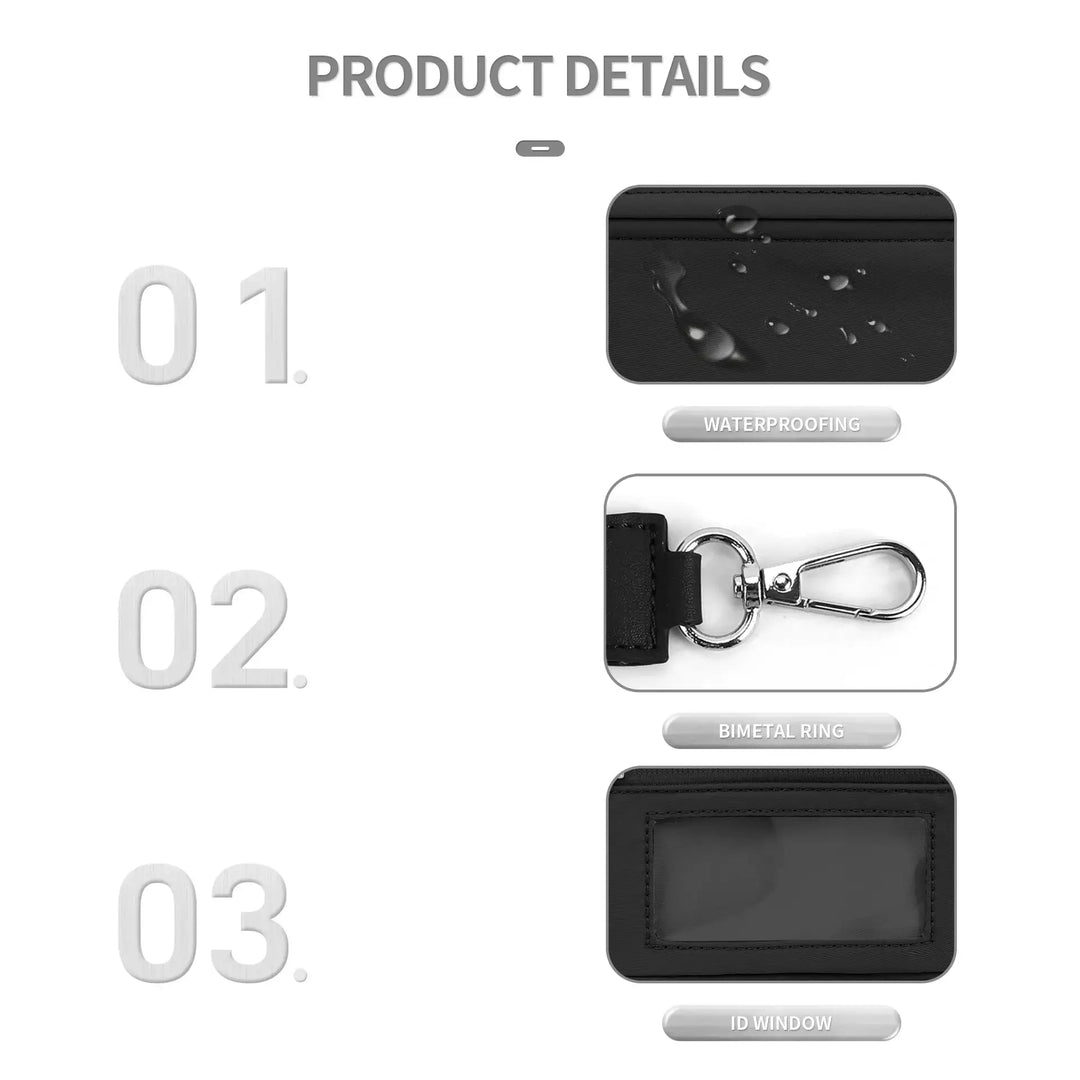 Transparent PVC Wrist Card Holder