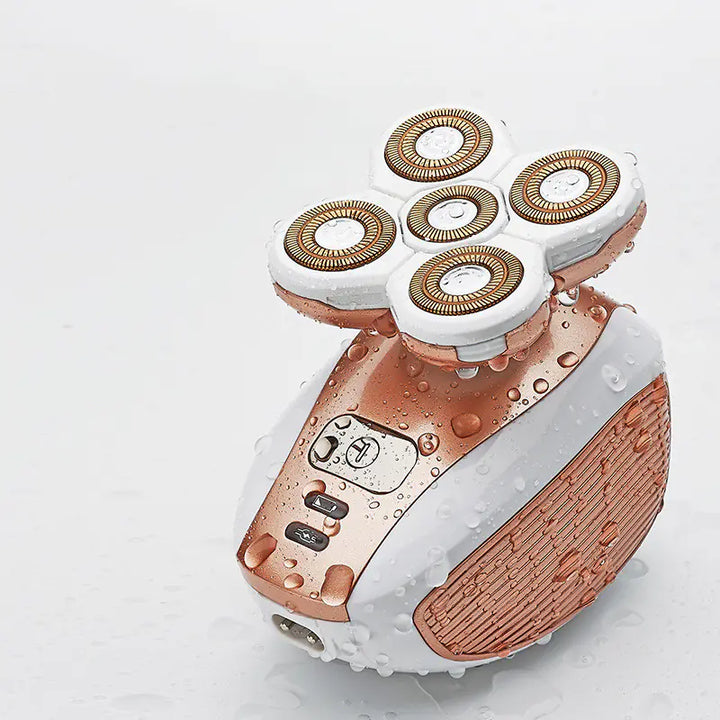 Rechargeable Electric Shaver with Five Blades