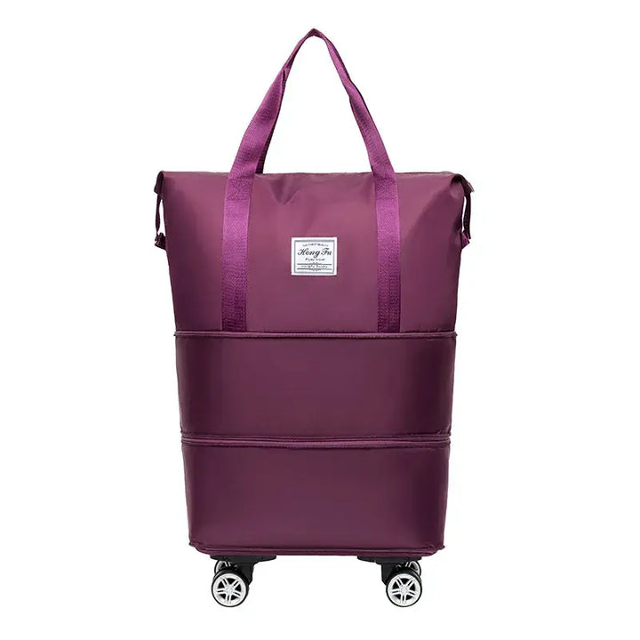 Double-Layer Extended Large Capacity Travel Bag With Wheels