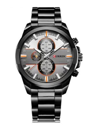Men's Steel Band Fashion Sports Casual Watch