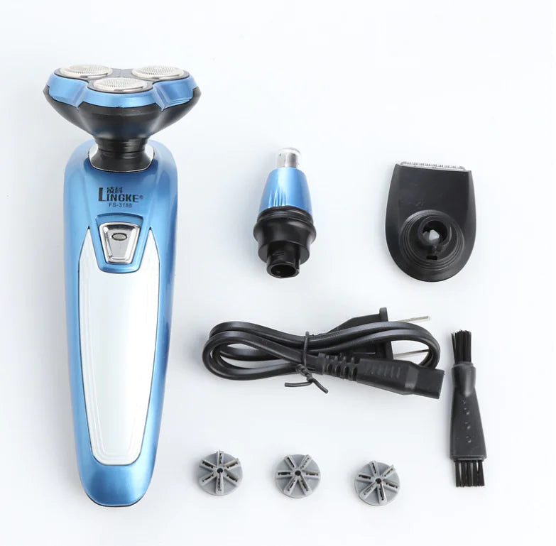 3-in-1 Rechargeable Electric Razor and Beard Trimmer