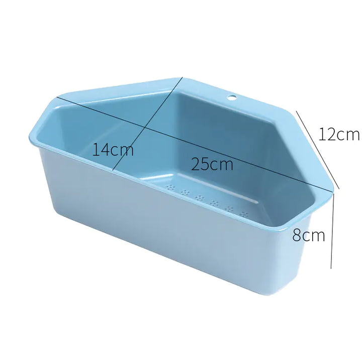 Kitchen Sink Triangle Drain Basket for Storage