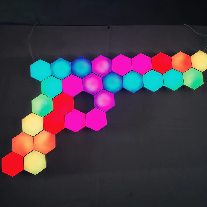 Hexagonal Splicing LED Sound-Control Music Wall Light