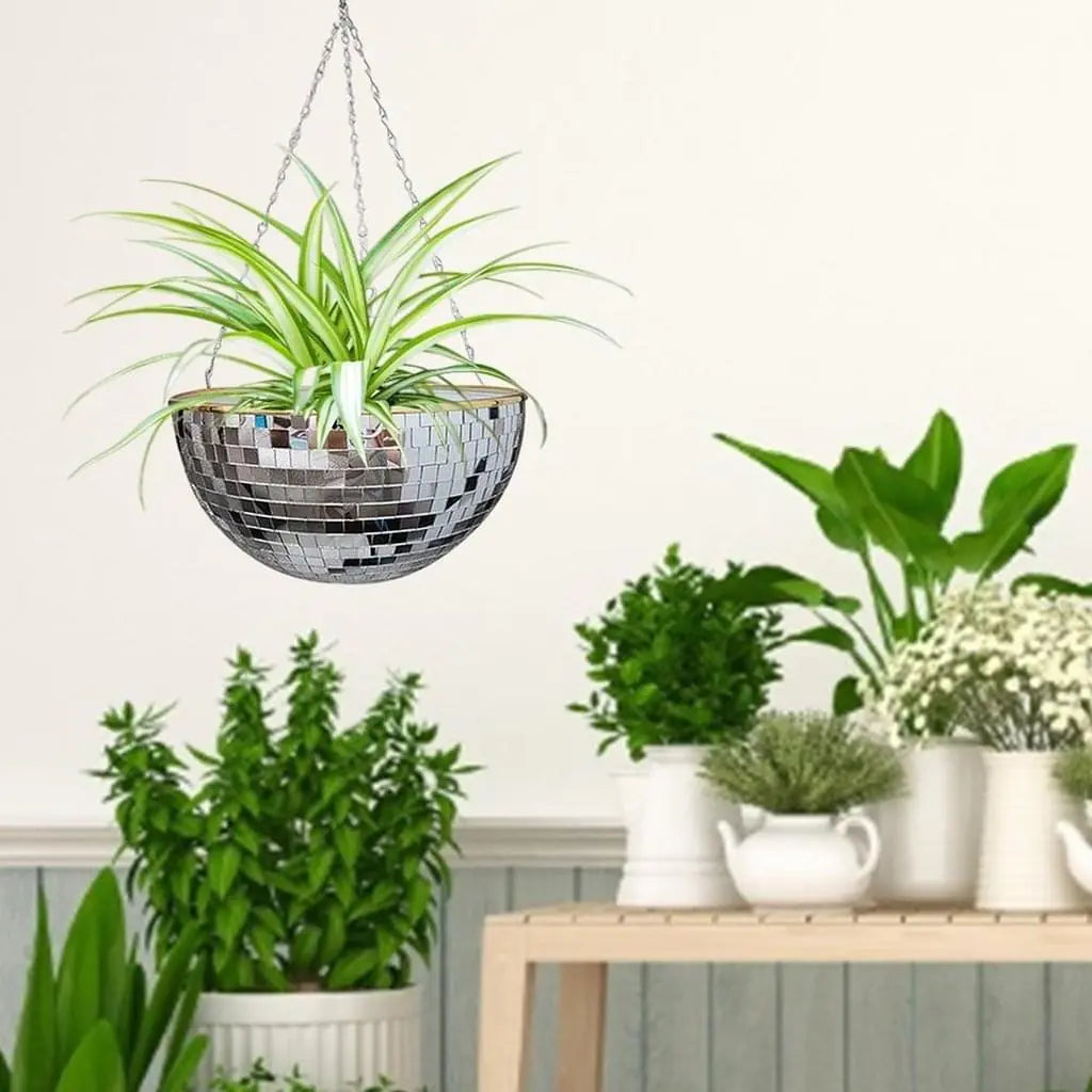 Disco Hanging Flower Pot - MD Store
