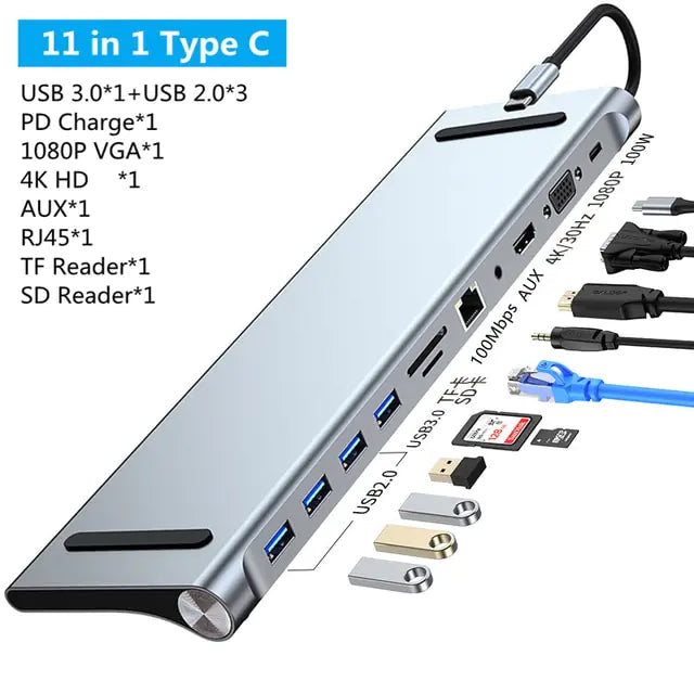 USB-C-Laptop-Dockingstation-HUB
